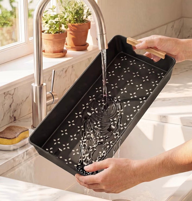 2-Tier Under Sink Organizer with Pull-Out Drawer